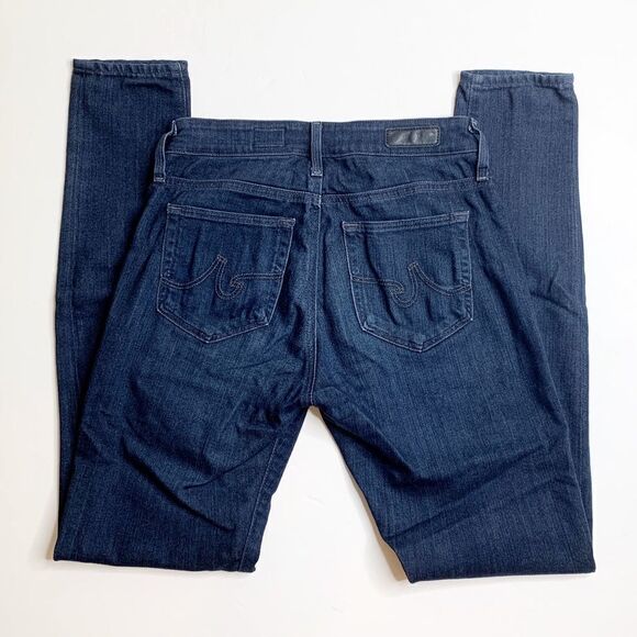 Adriano Goldschmied The Farrah High Rise Skinny Jeans Dark Wash Denim Size 24 - Picture 6 of 8